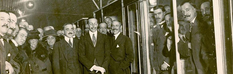 La inauguración del Metro de Madrid